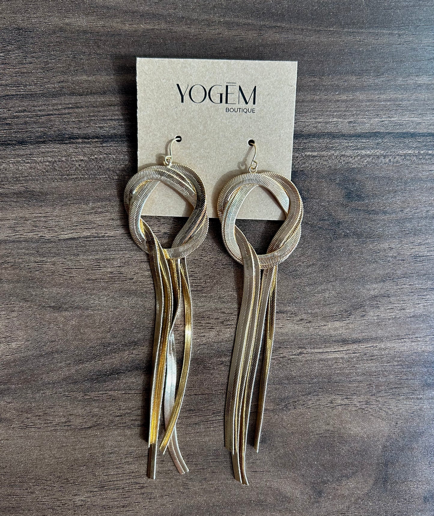 Aretes Nudo Dorados