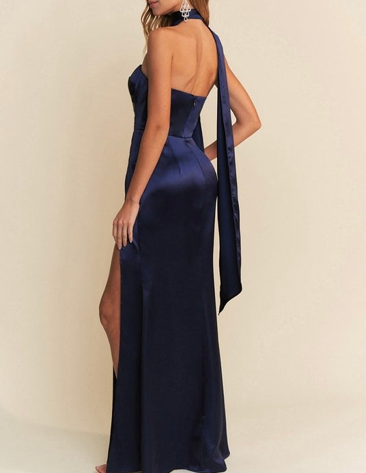Vestido Alba Azul Marino