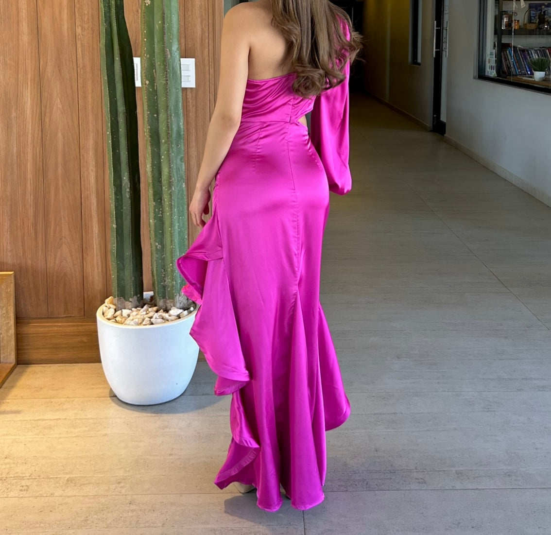 Vestido Regina Fucsia