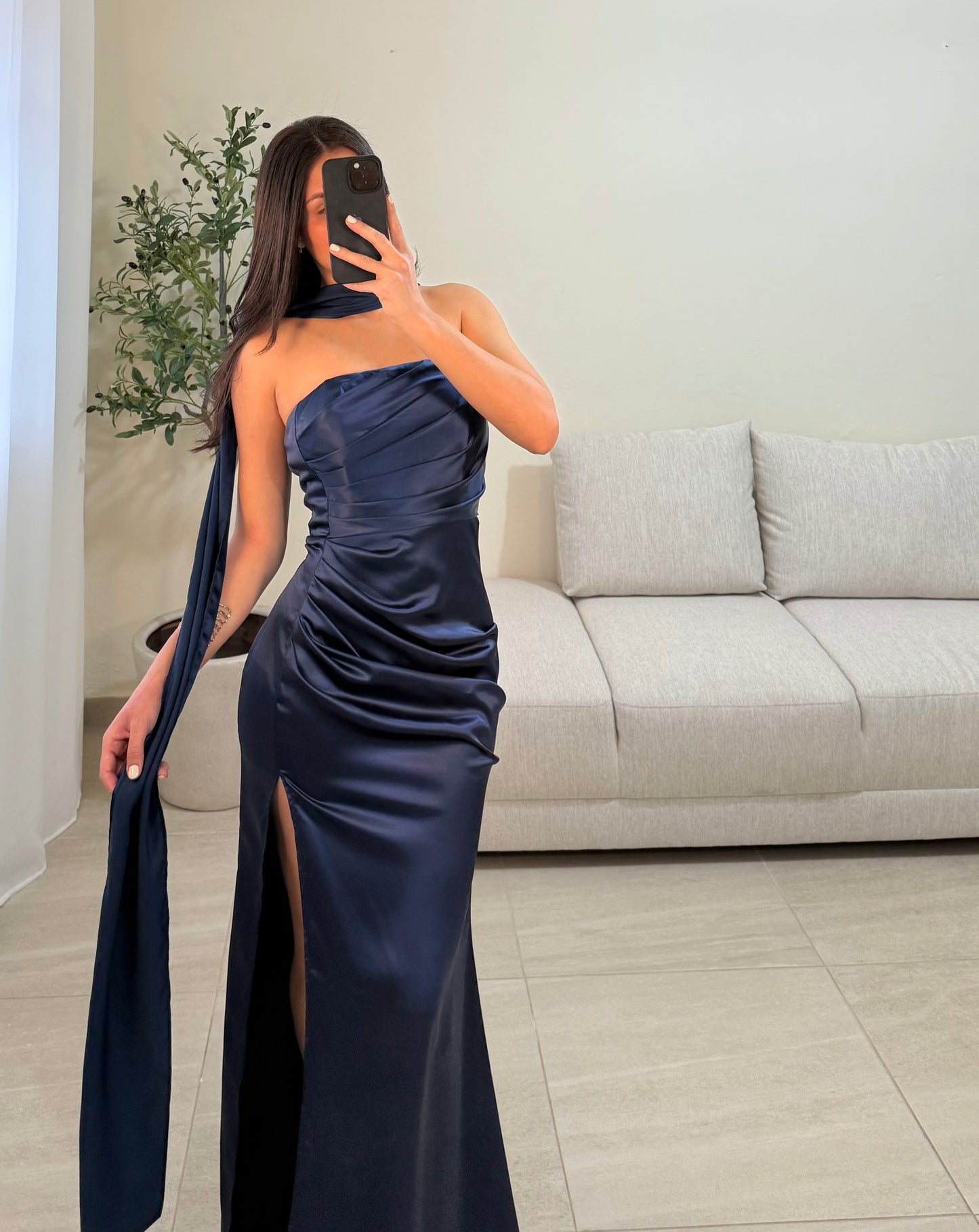 Vestido Alba Azul Marino