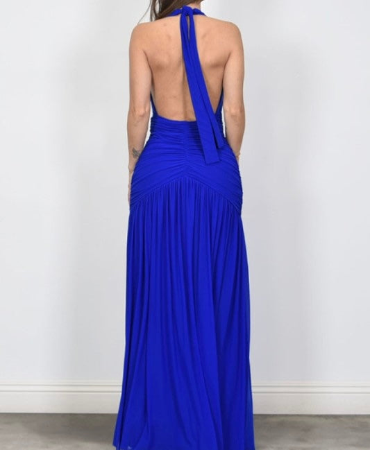 Vestido Lisa Azul Rey