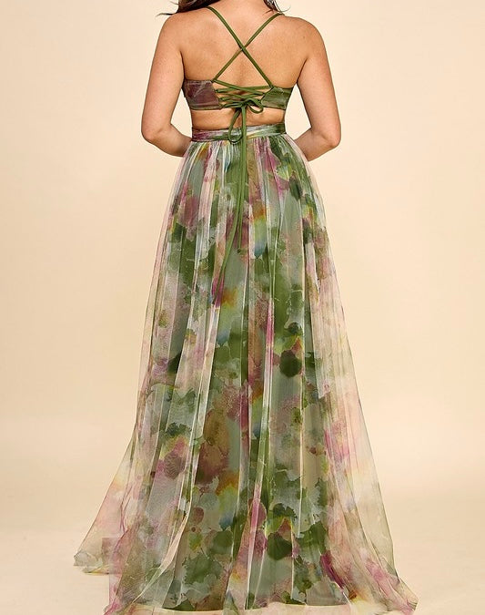 Vestido Libia Multi Oliva