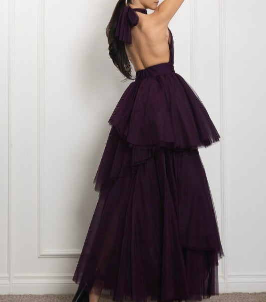 Vestido Priscila Ciruela