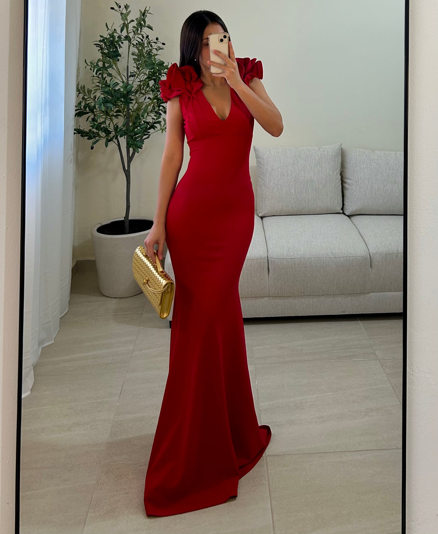 Vestido Elda Rojo