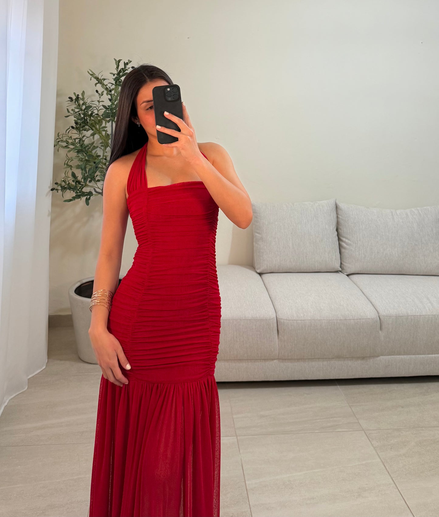Vestido Milena Rojo