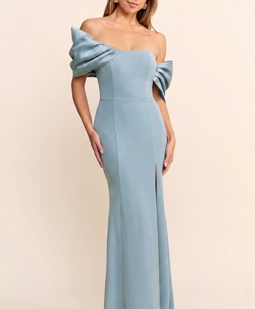 Vestido Carola Azul Cielo