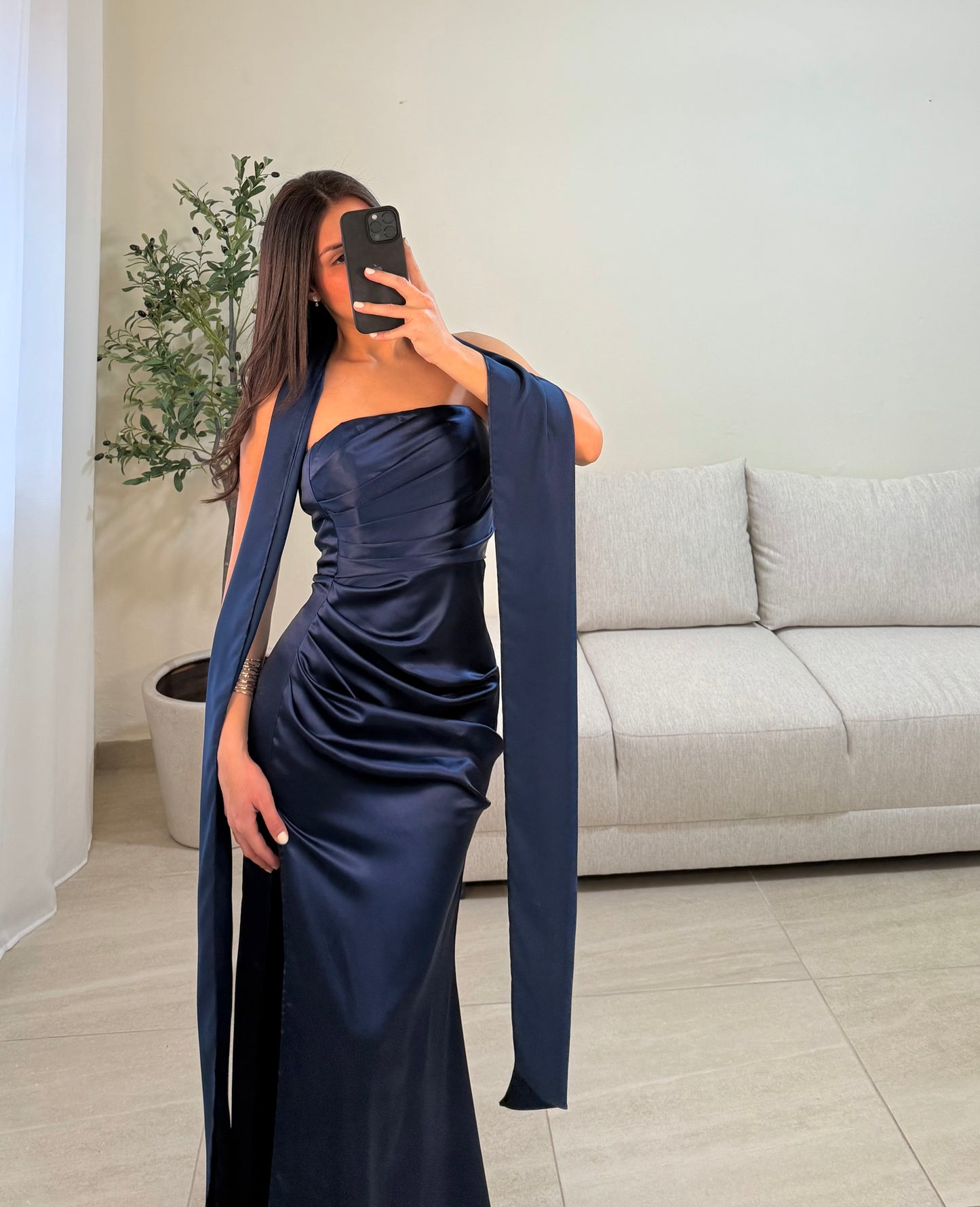 Vestido Alba Azul Marino