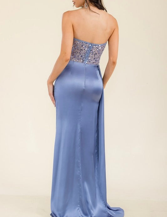 Vestido Anette Azul