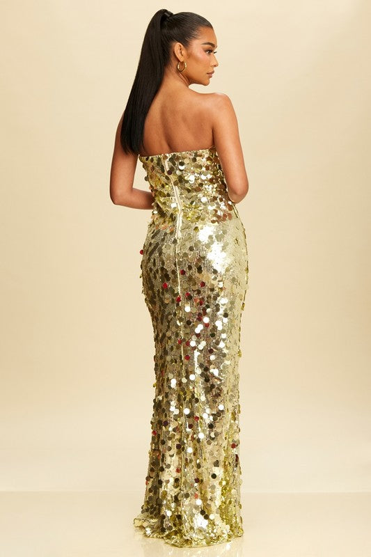 Vestido Gloria Dorado