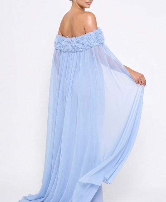 Vestido Melanie Azul Cielo