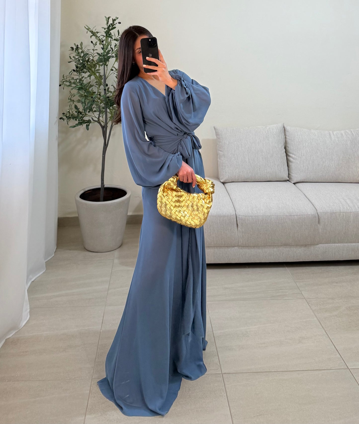 Vestido Micaela azul