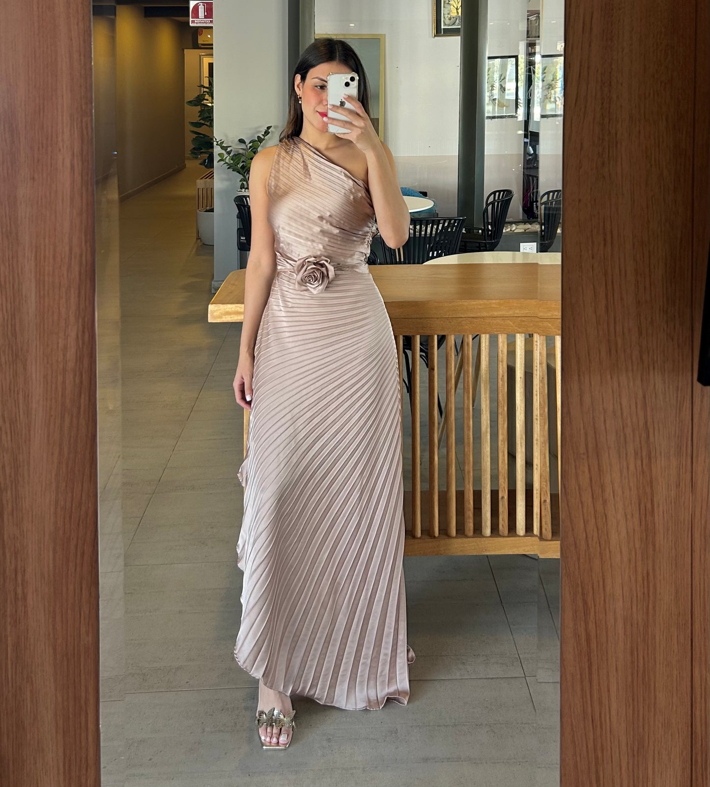 Vestido Ariana Taupe