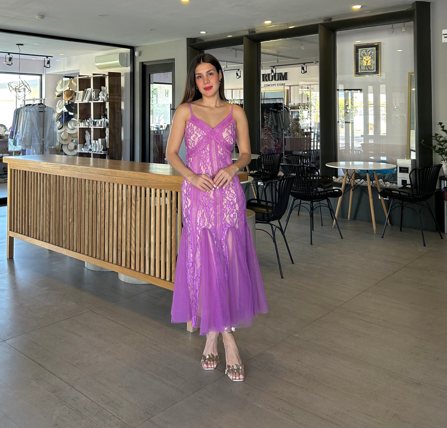 Vestido Andrea Lavanda