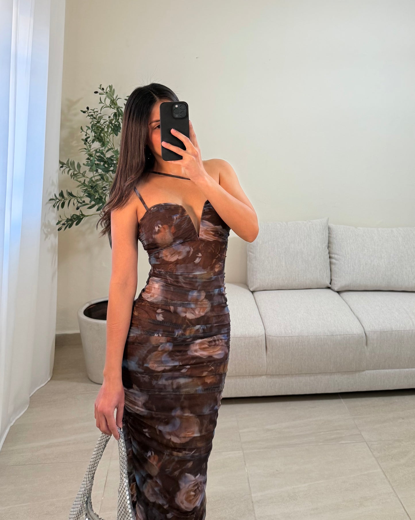Vestido Cristal Floreado