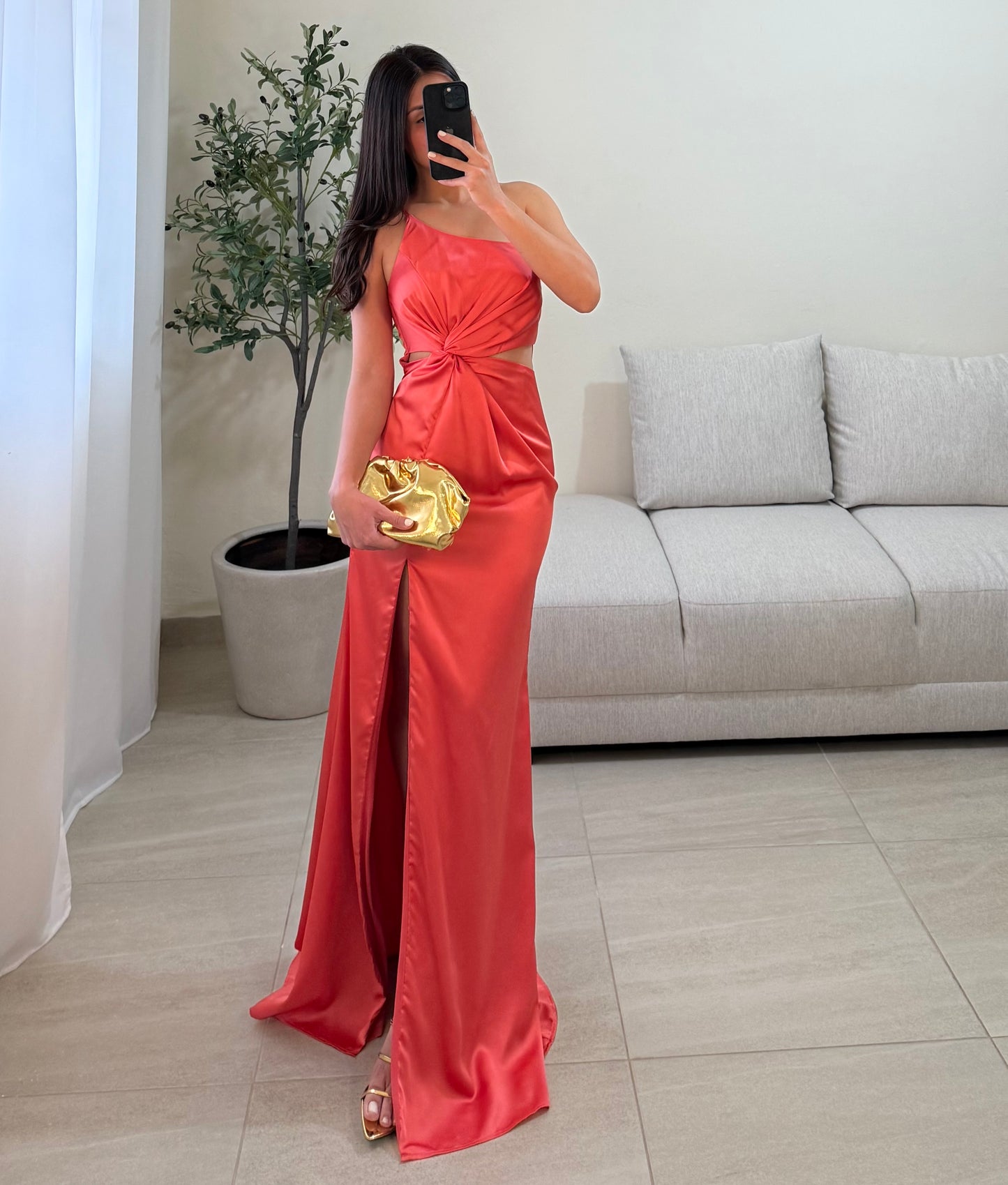 Vestido Jazmín Salmón