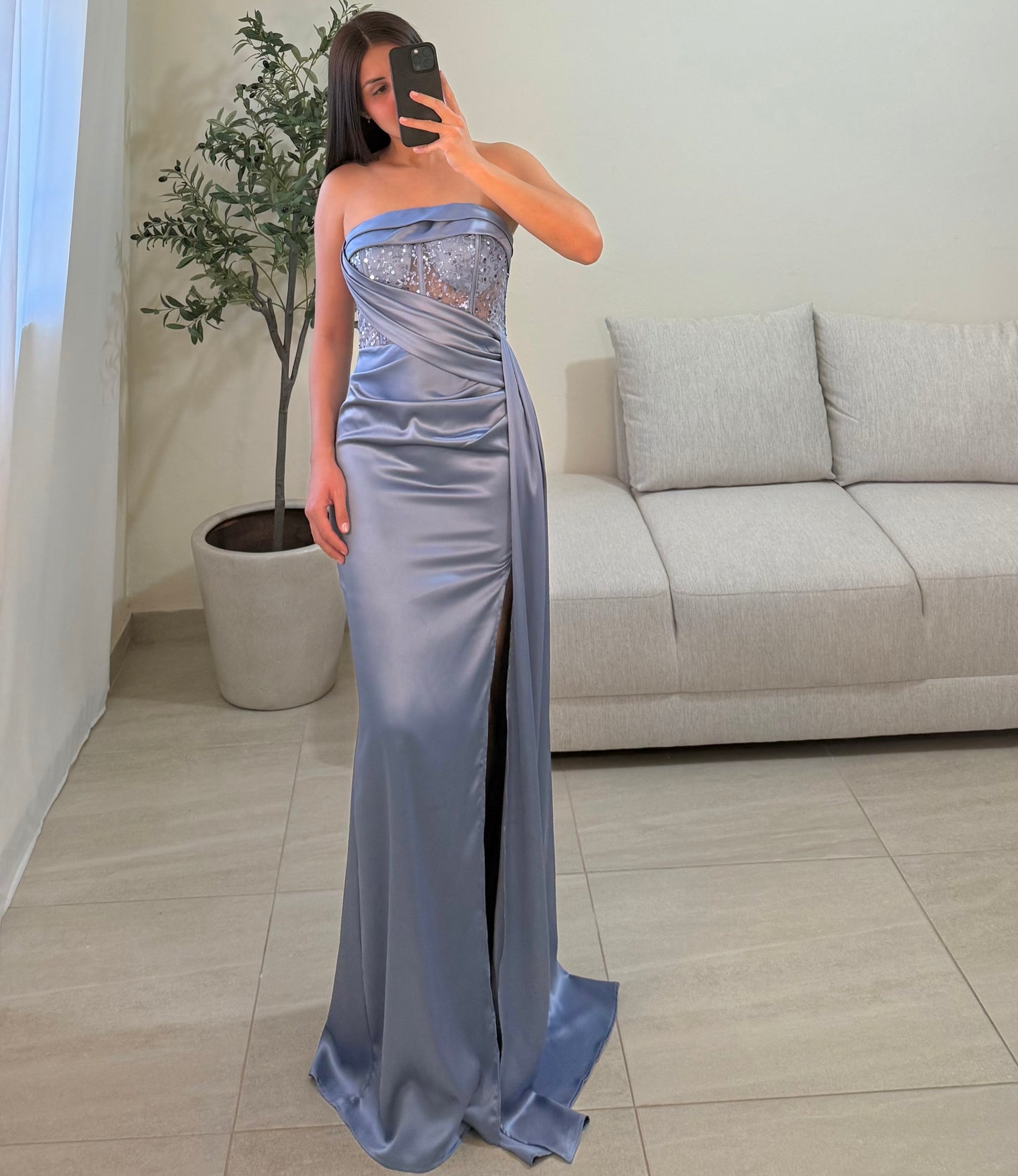 Vestido Anette Azul