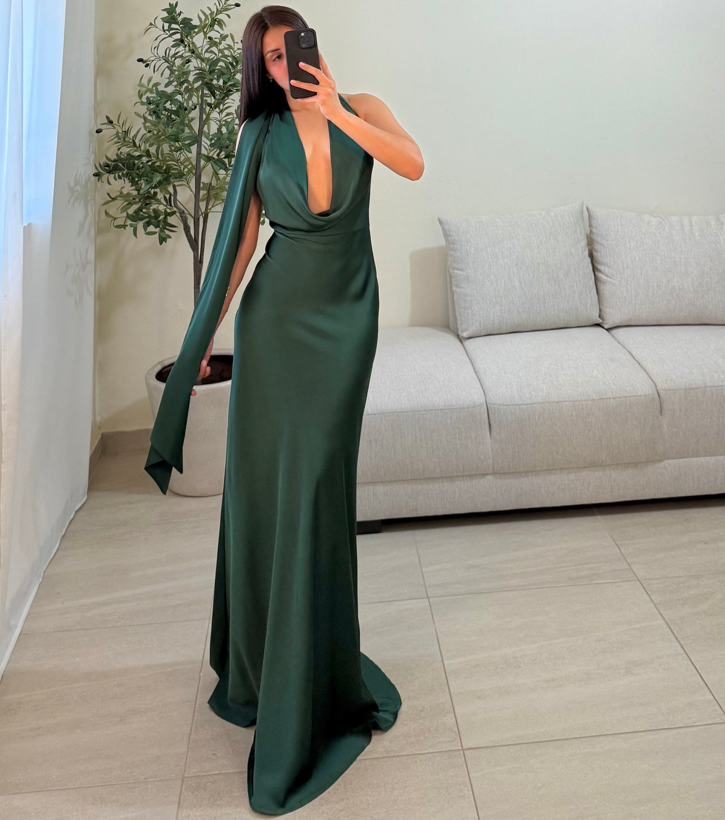 Vestido Catalina Esmeralda