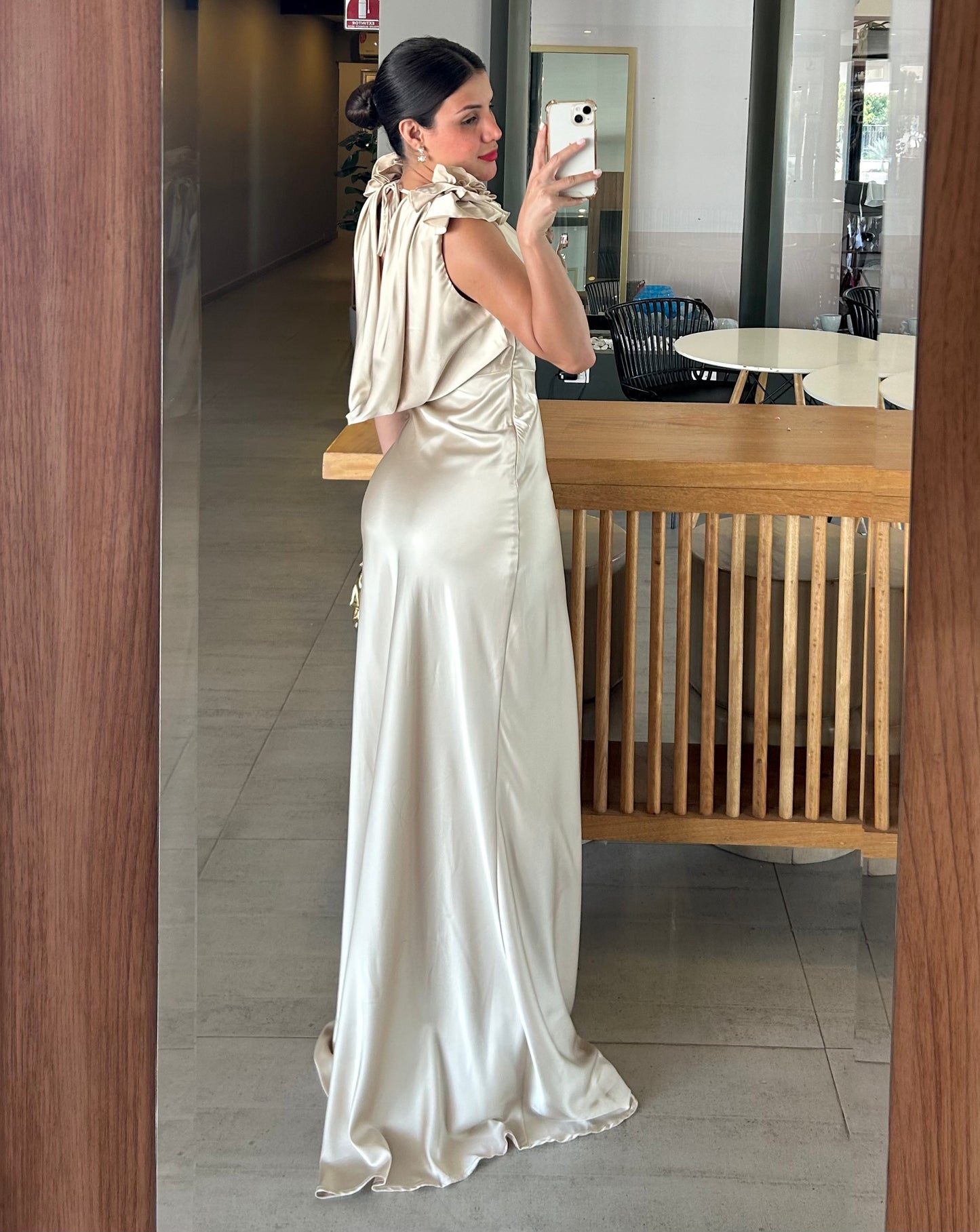 Vestido Sara Champagne