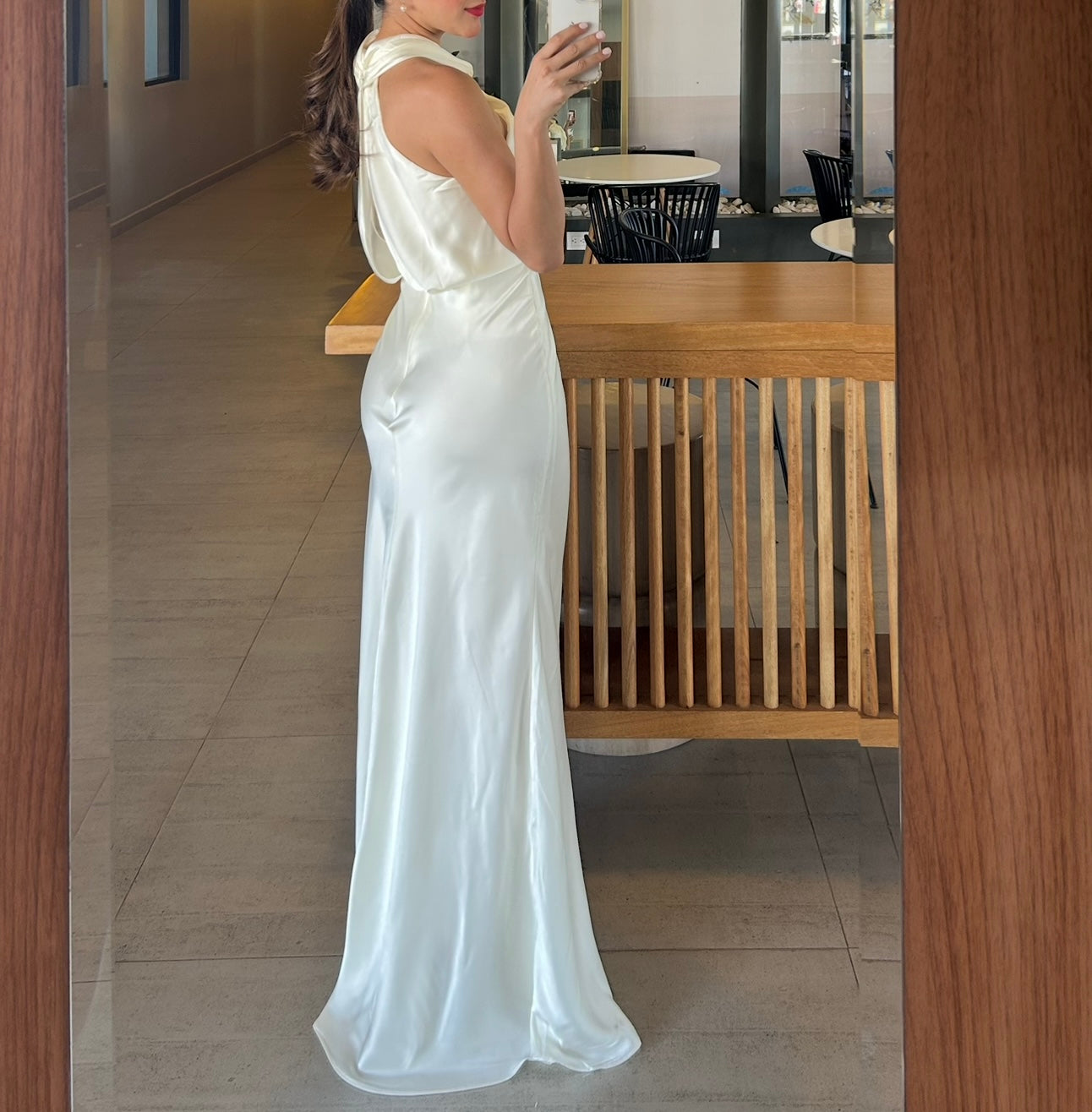 Vestido Singapur Ivory