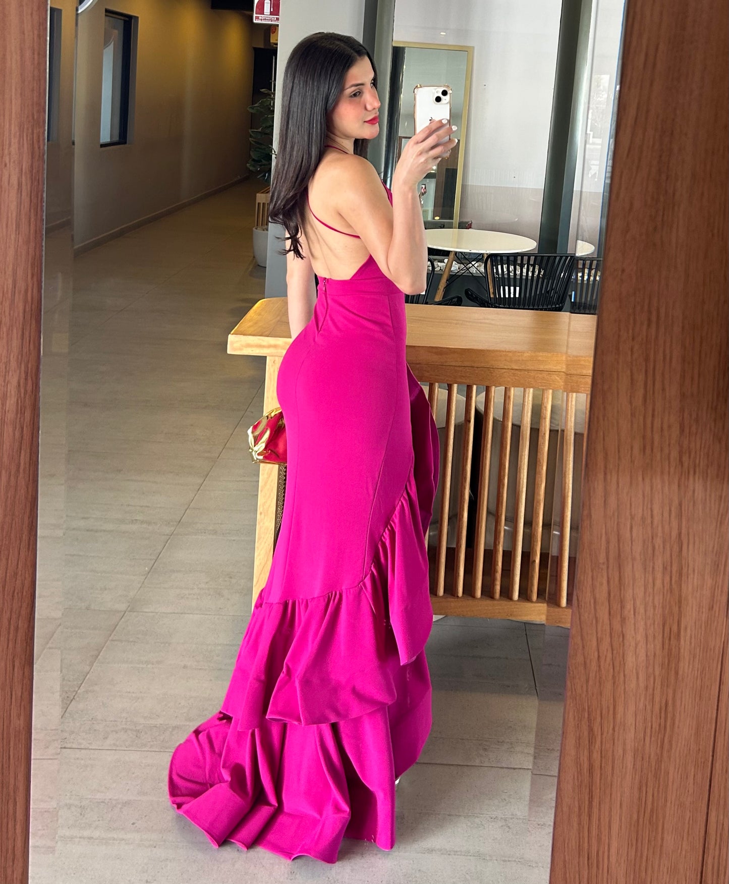 Vestido Flamenco Fucsia