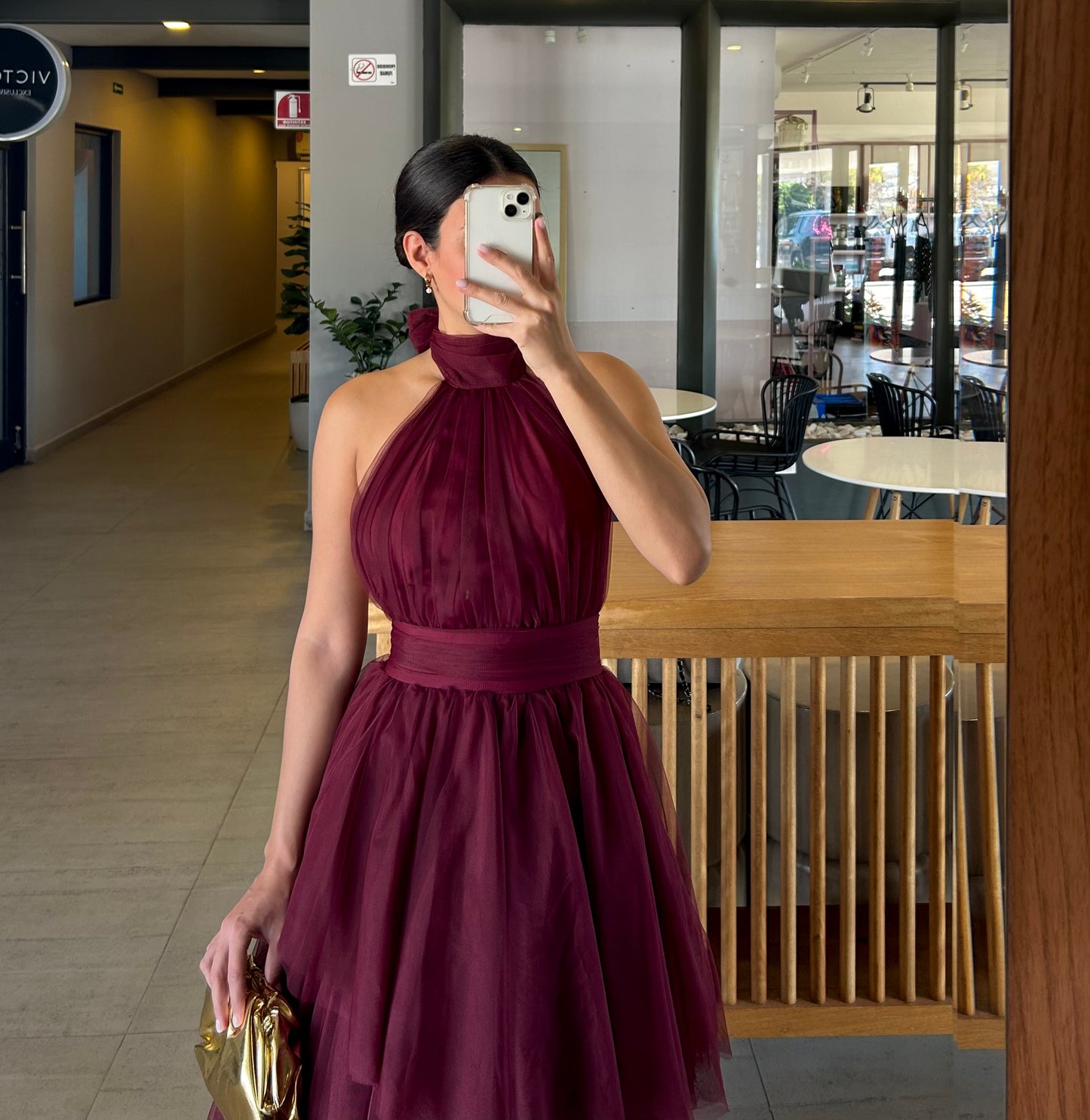 Vestido Priscila Vino
