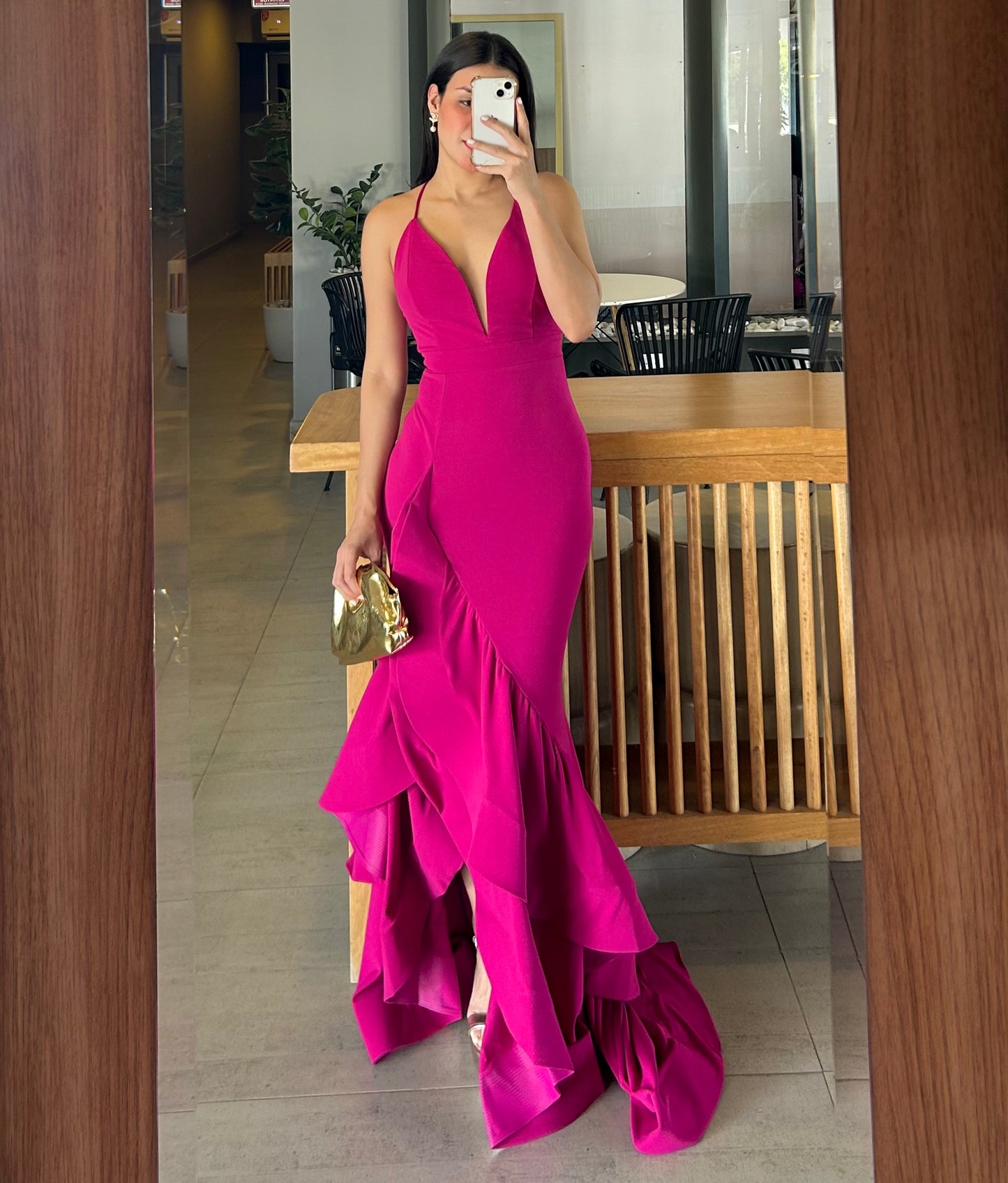 Vestido Flamenco Fucsia