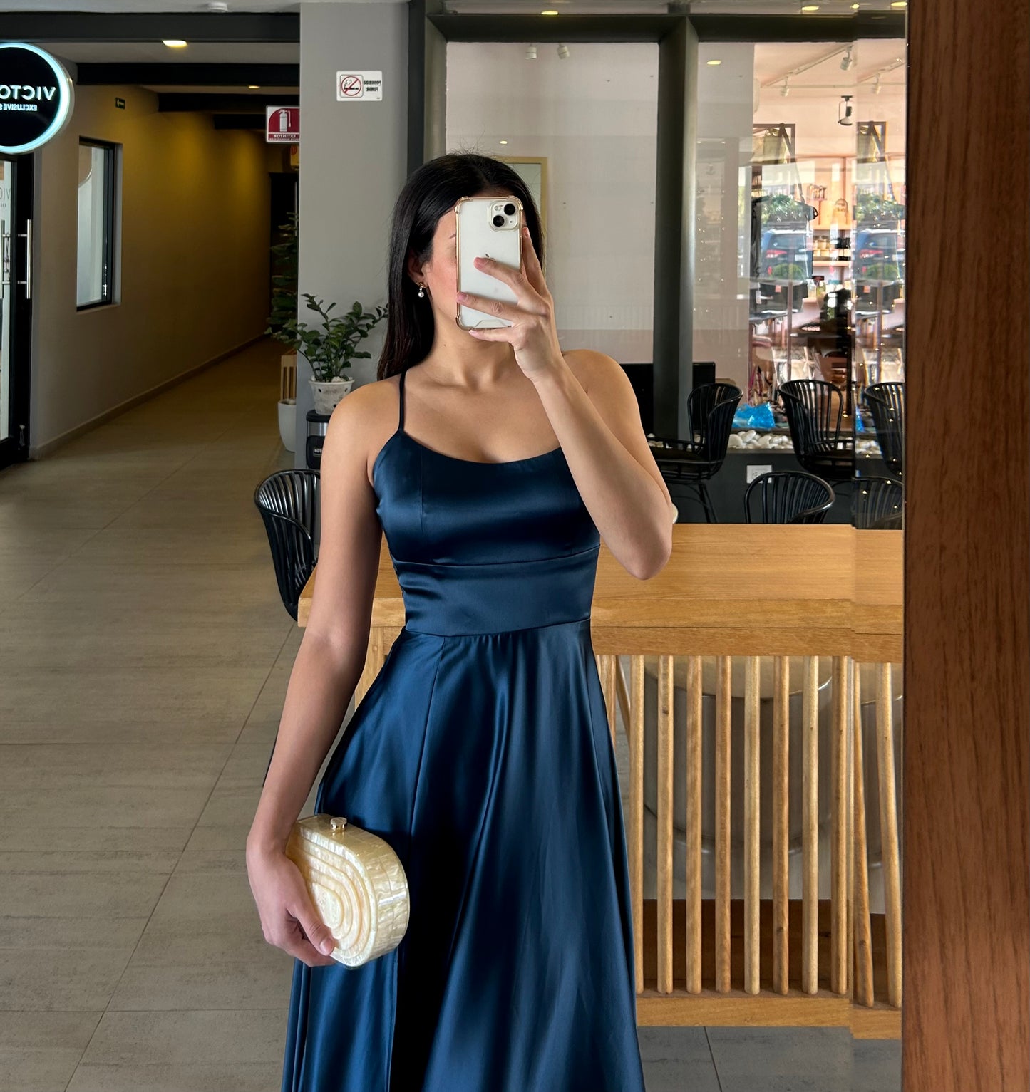 Vestido Aída Teal