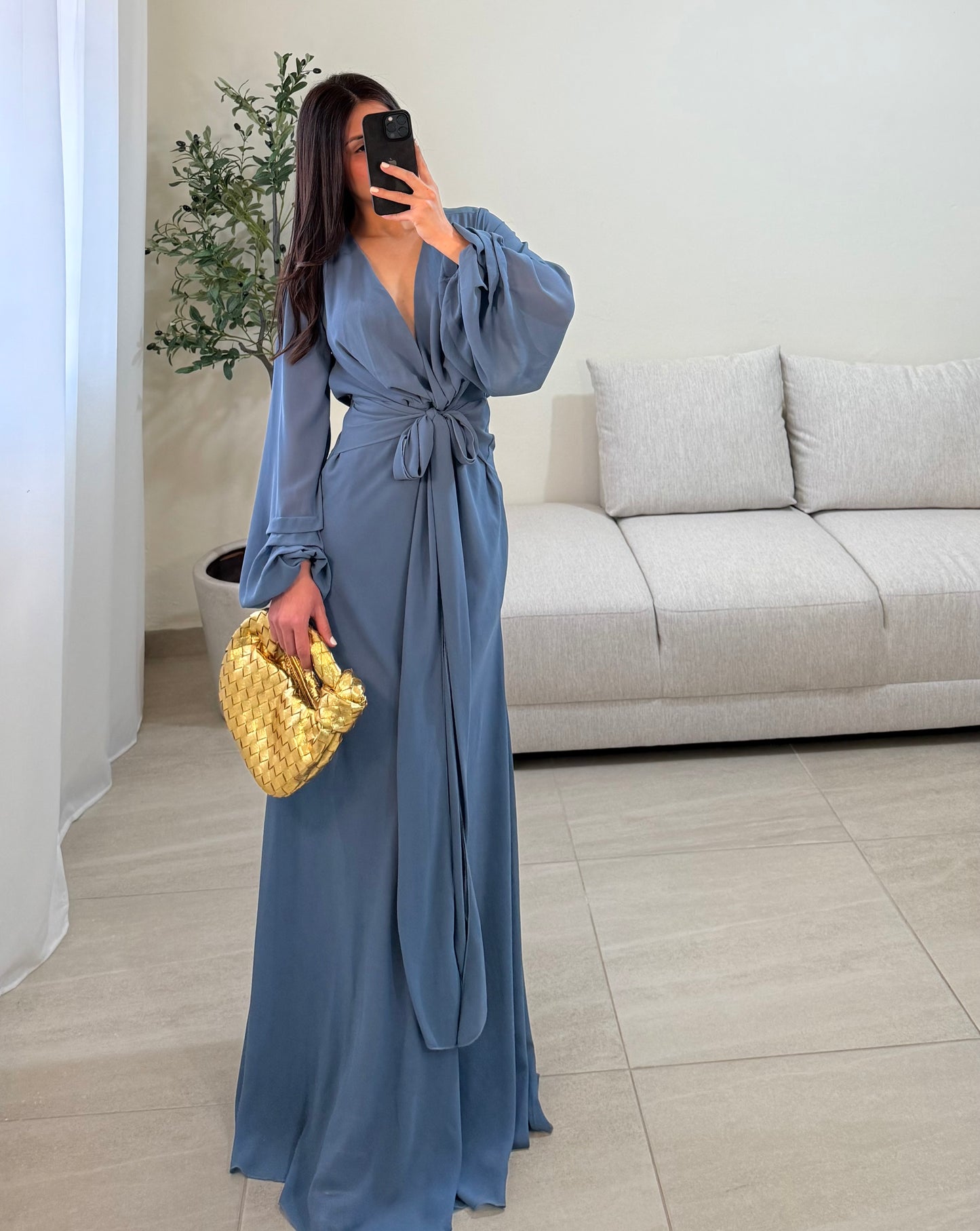 Vestido Micaela azul