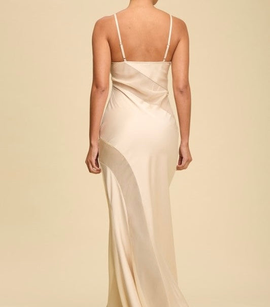 Vestido Dina Champagne