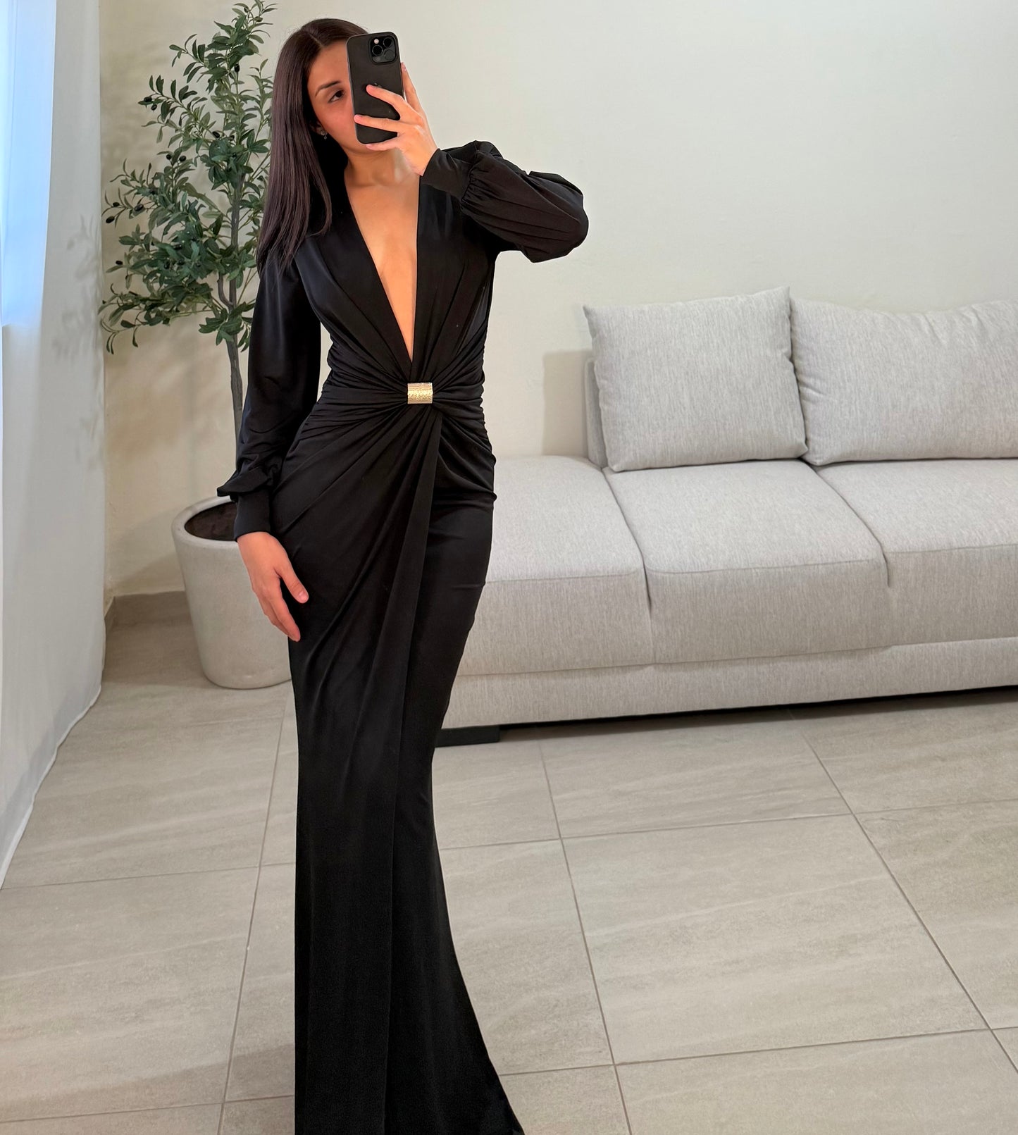 Vestido Alaia Negro