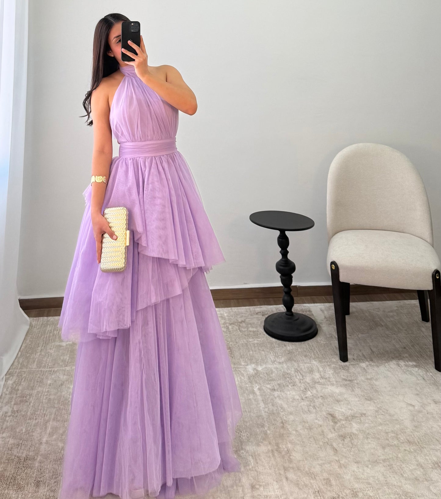 Vestido Priscila Lavanda