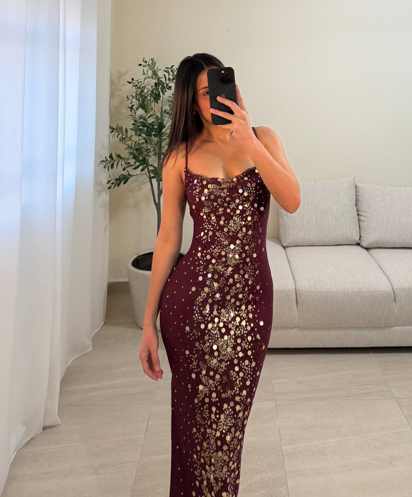 Vestido Lluvia Vino