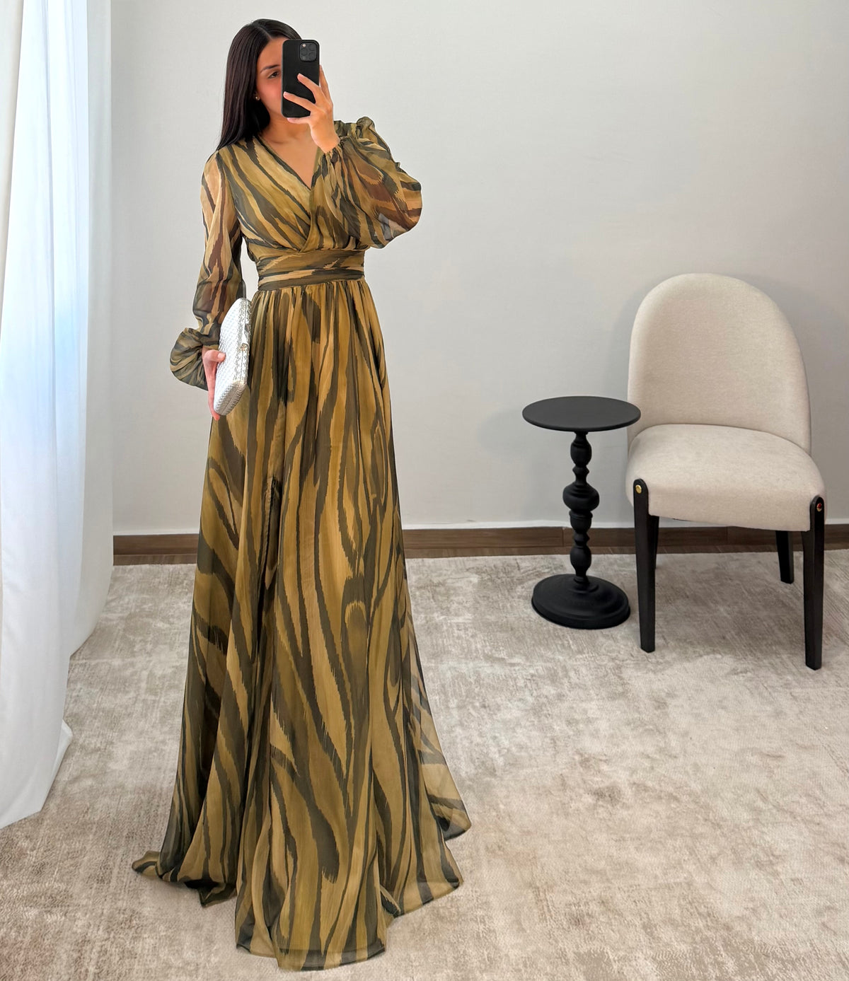 Vestido Edén Oliva Multi