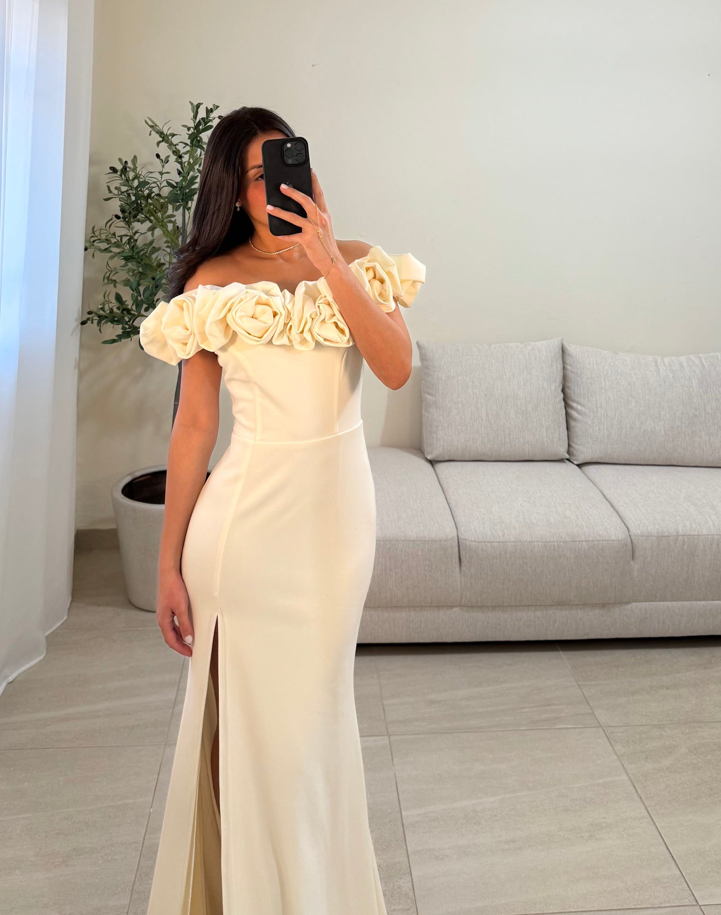 Vestido Mariana Crema