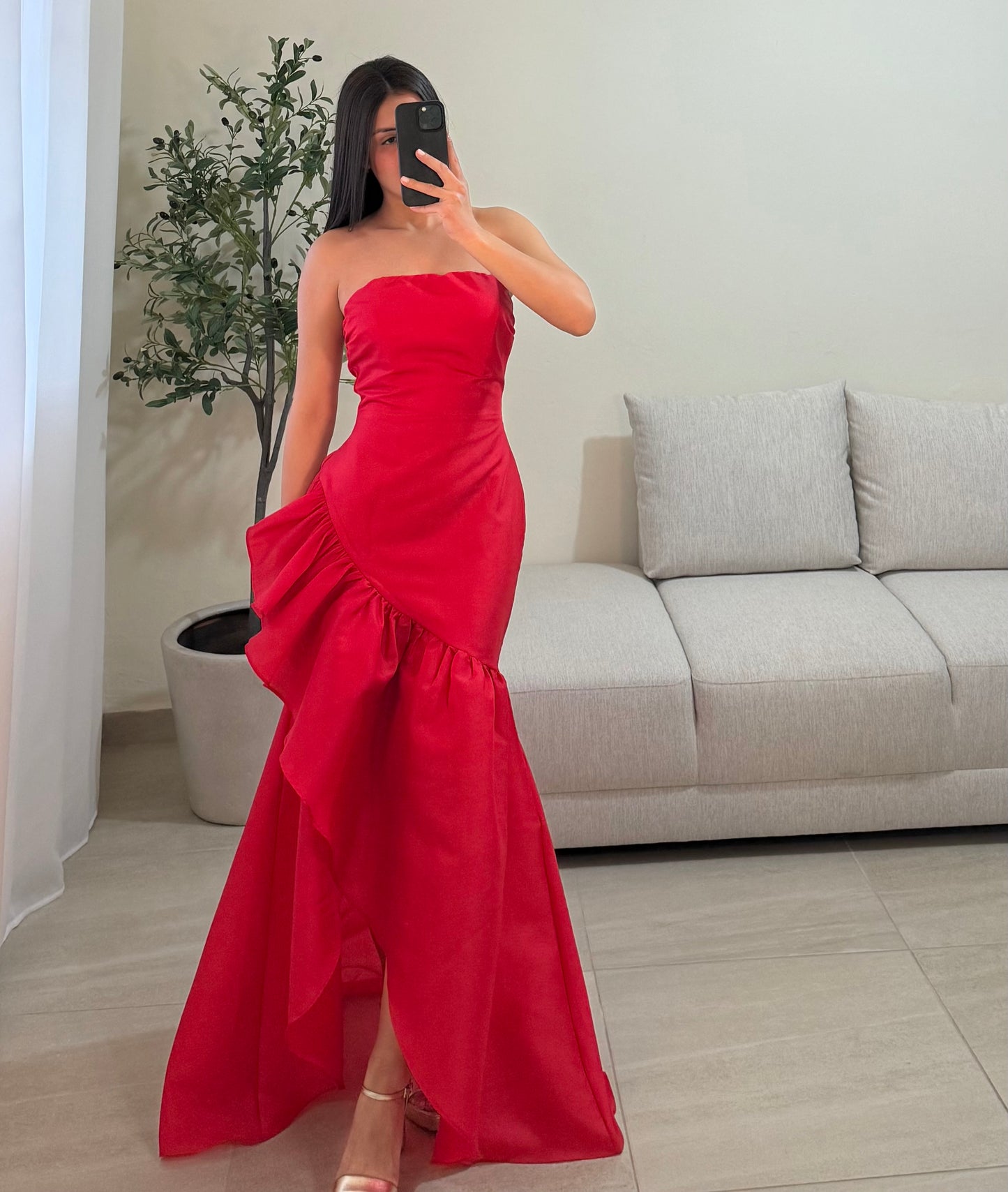 Vestido Briana Rojo