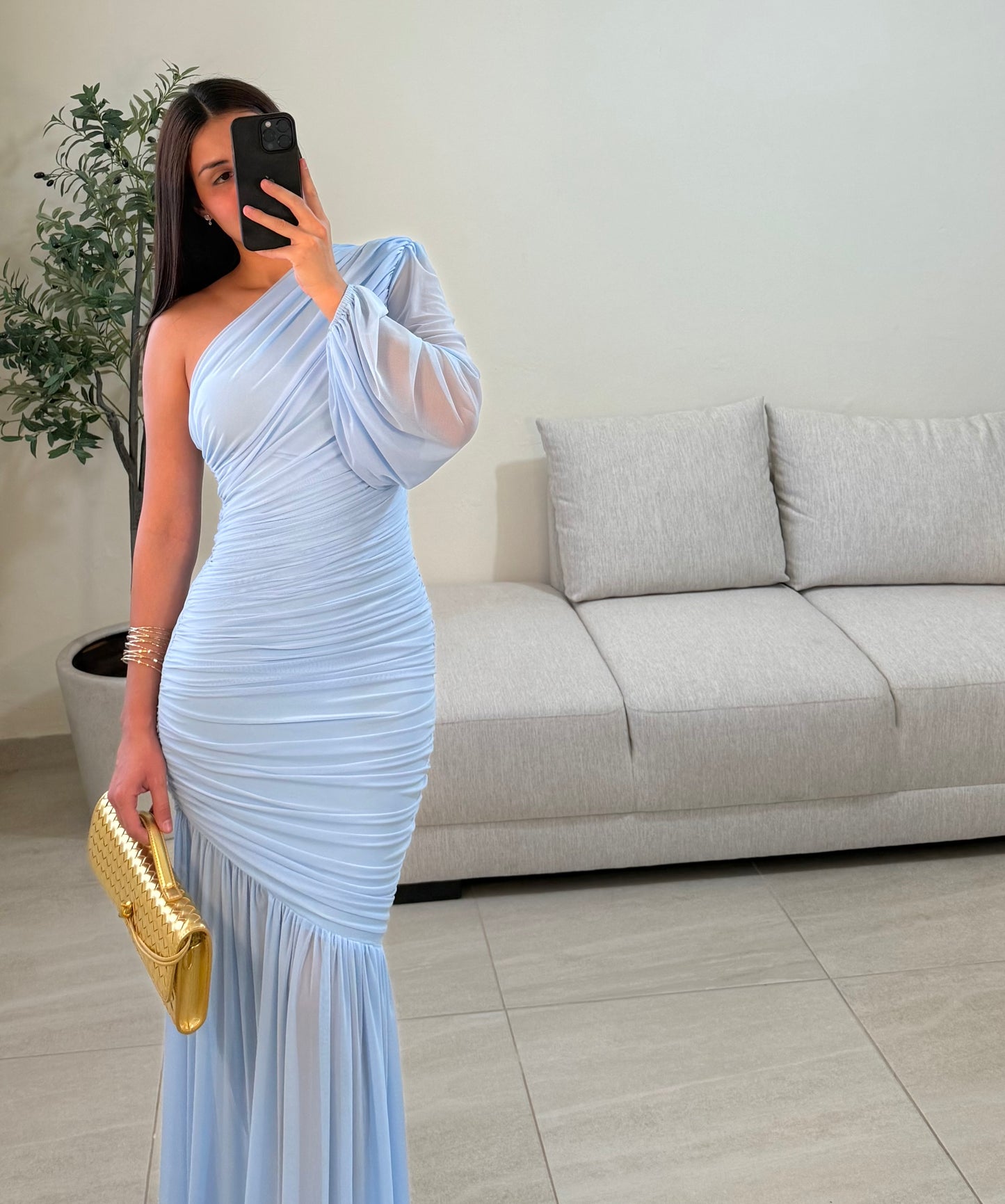 Vestido Luisa Azul Cielo