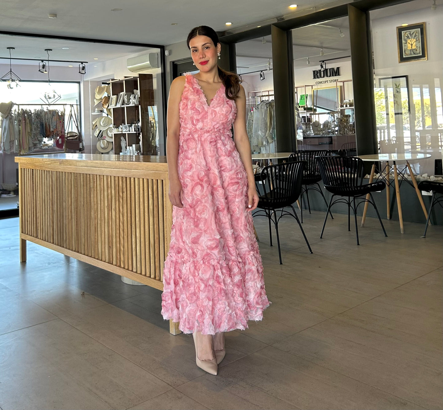 Vestido Florencia Rosa
