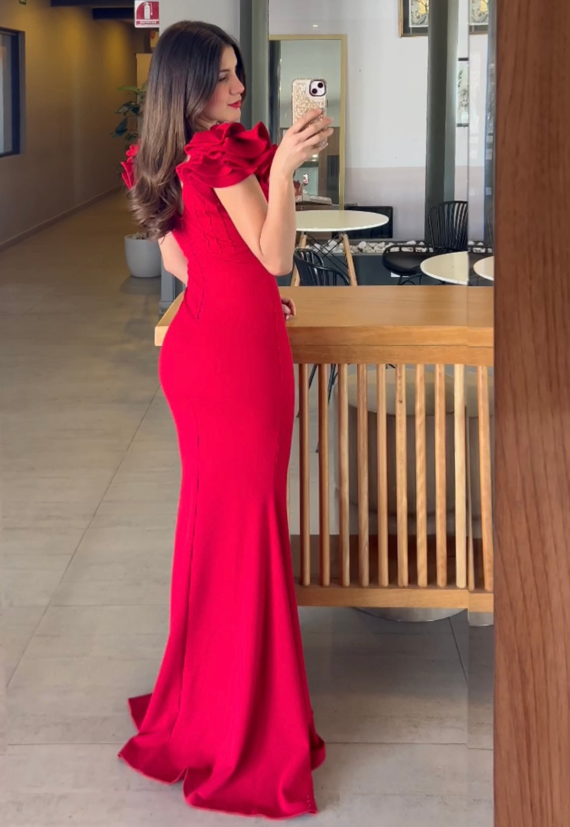 Vestido Elda Rojo