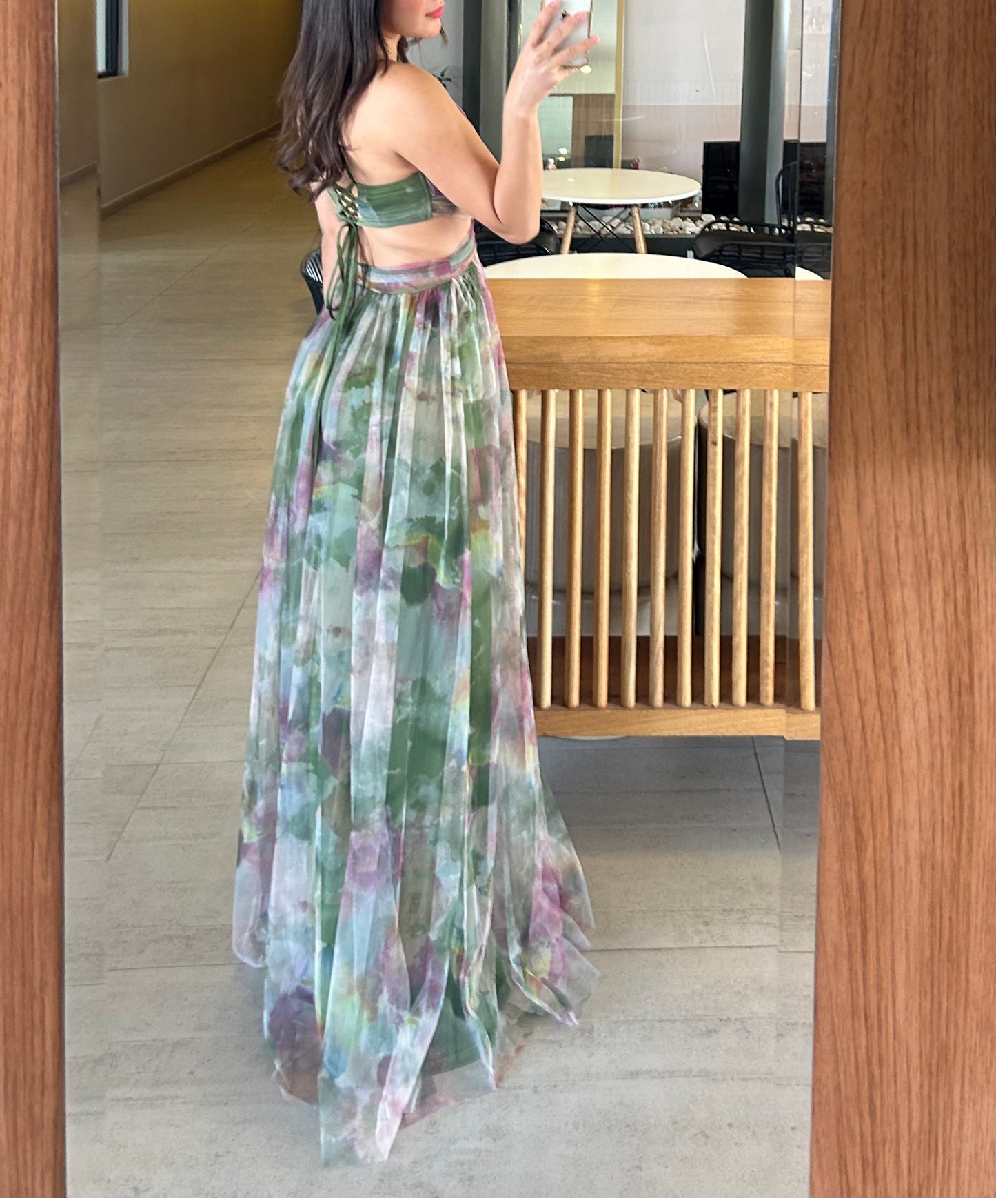 Vestido Libia Multi Oliva