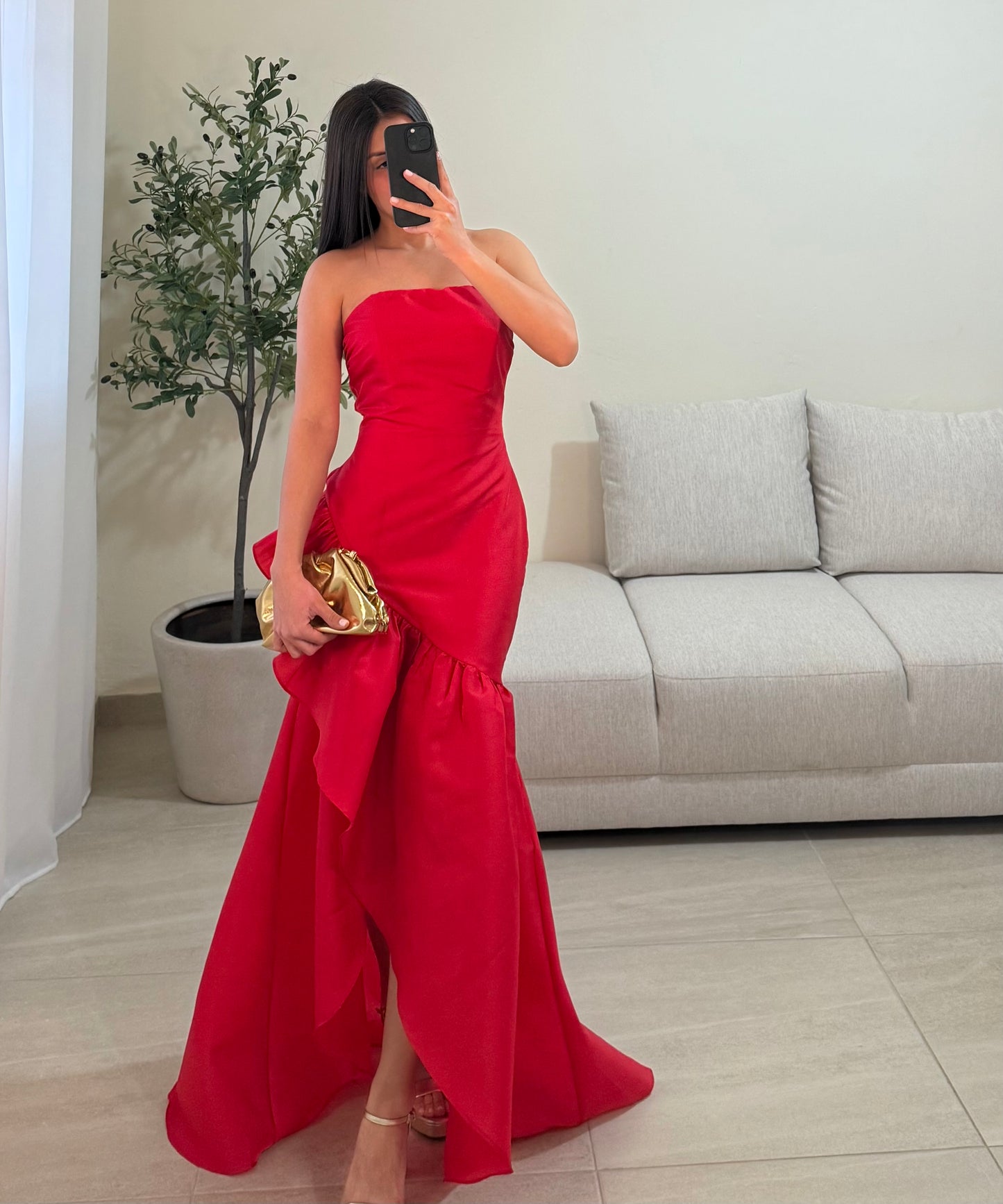 Vestido Briana Rojo