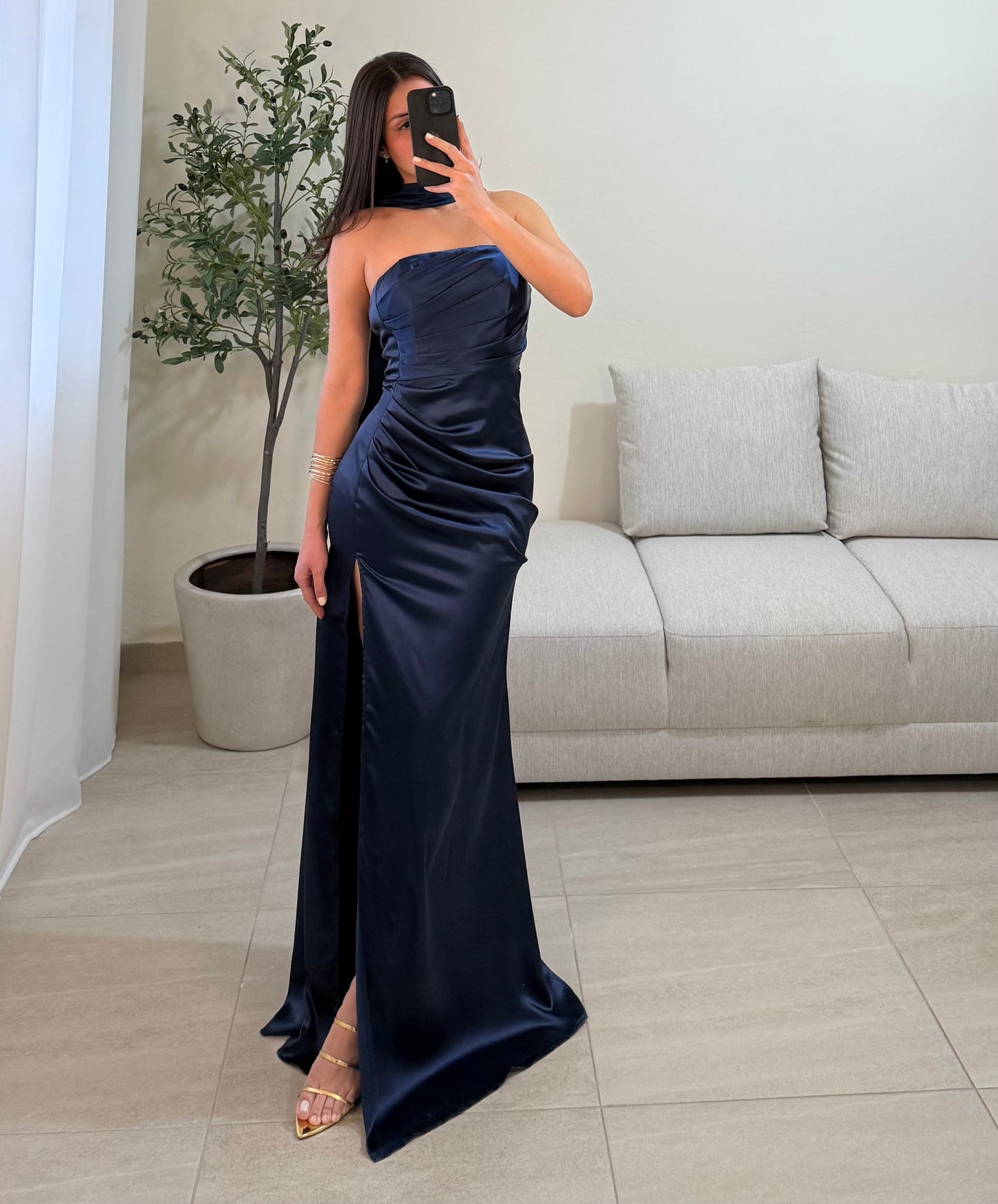 Vestido Alba Azul Marino