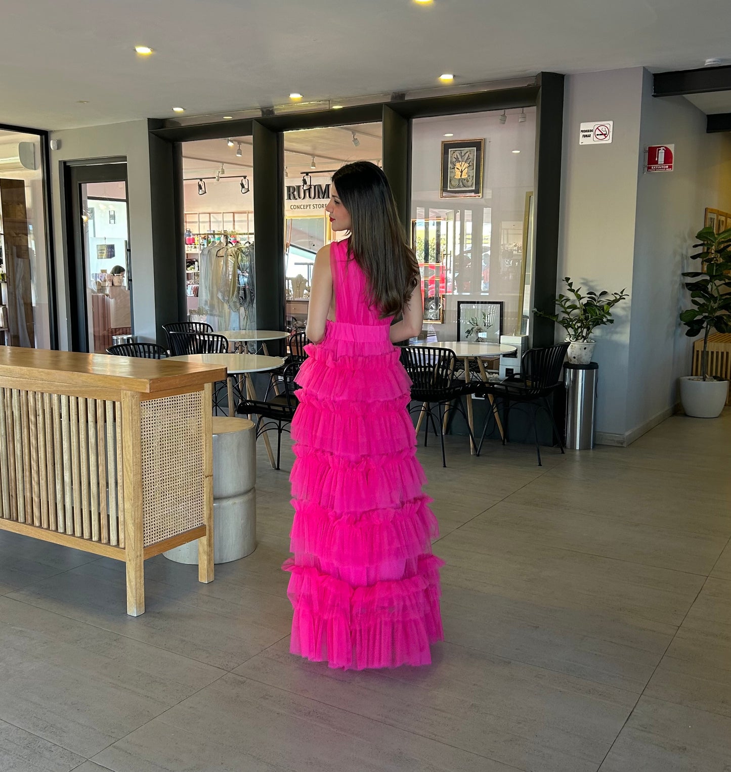 Vestido Emily Fucsia