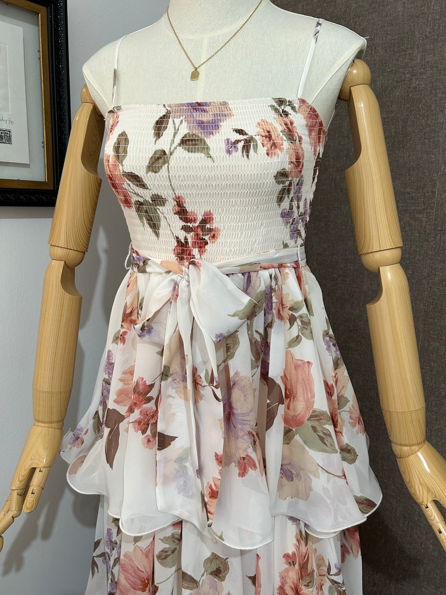 Vestido Lavanda Flores