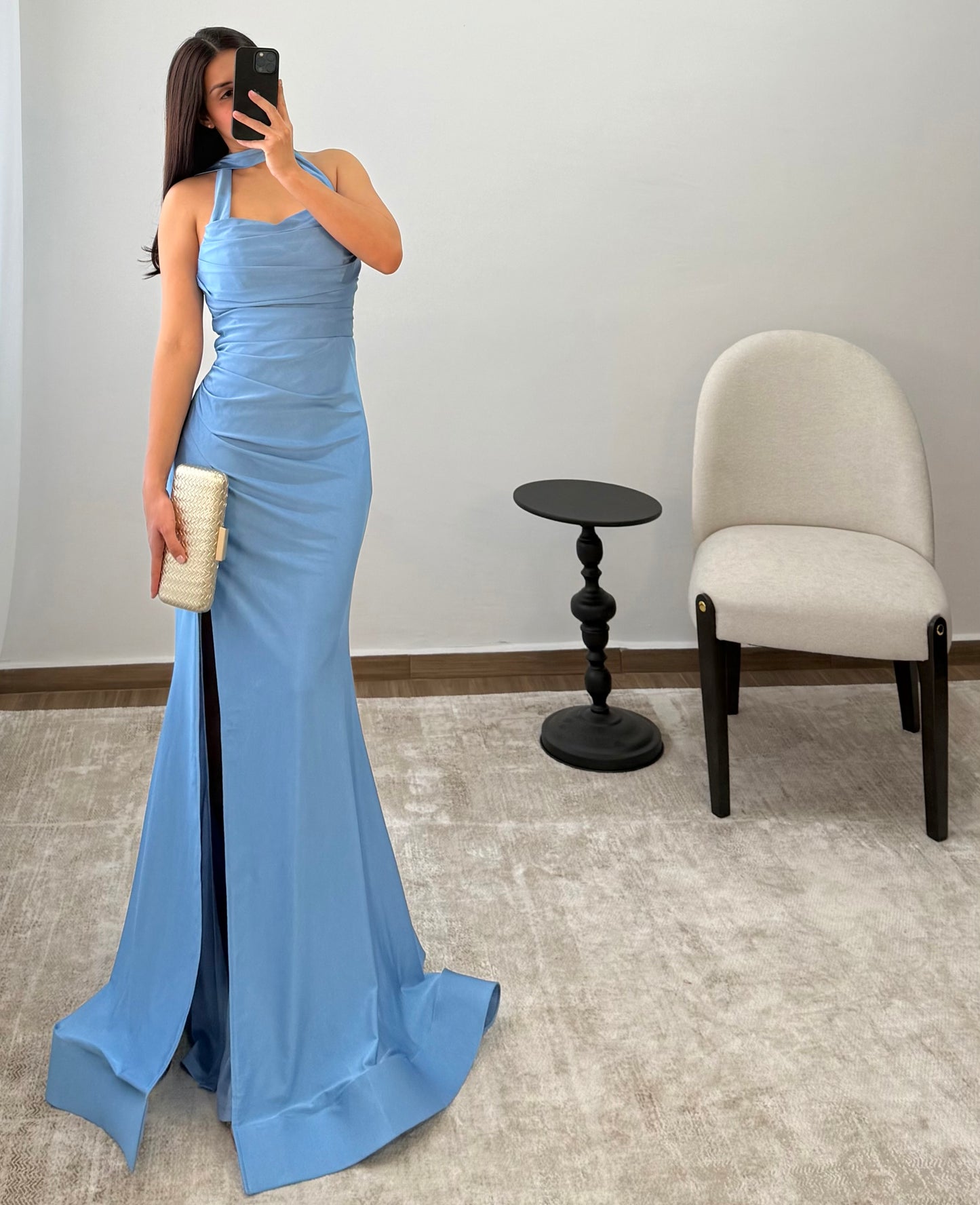 Vestido Adela Azul Cielo