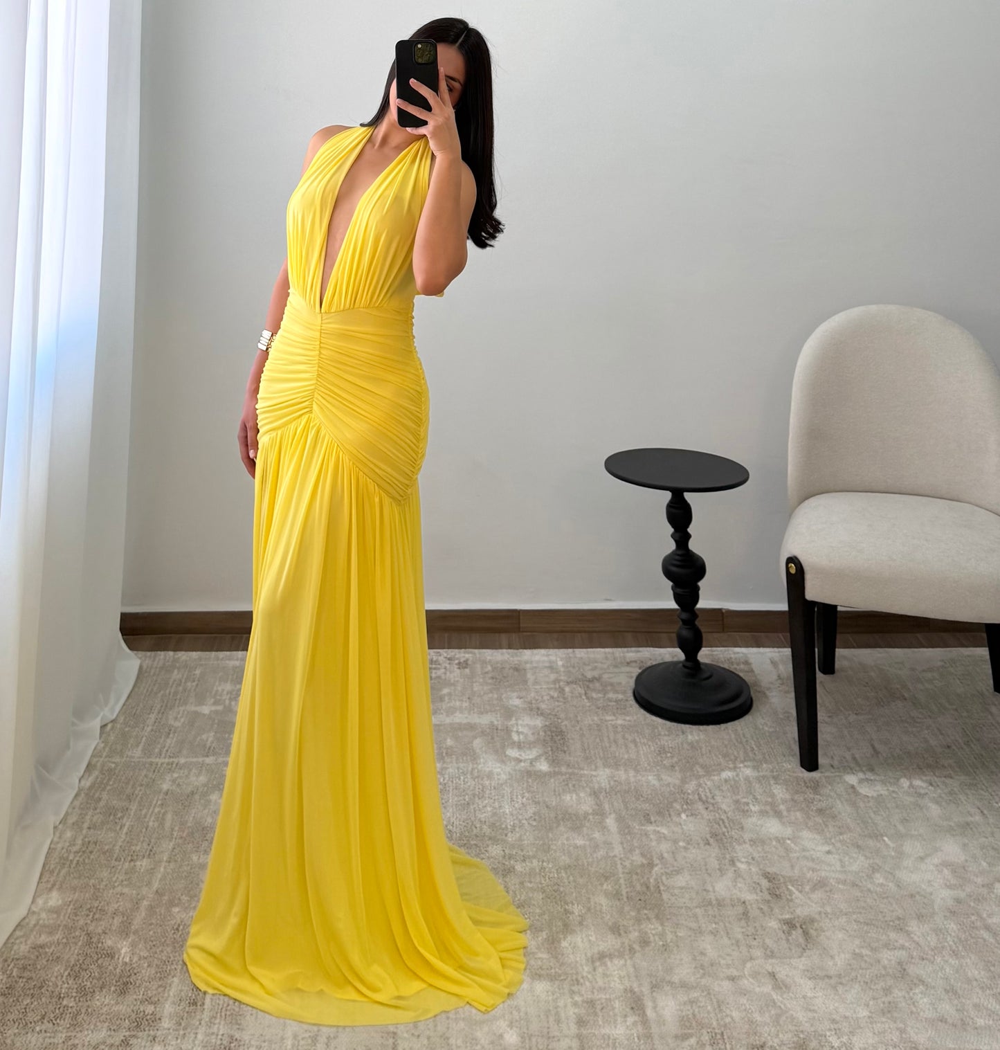 Vestido Lisa Amarillo
