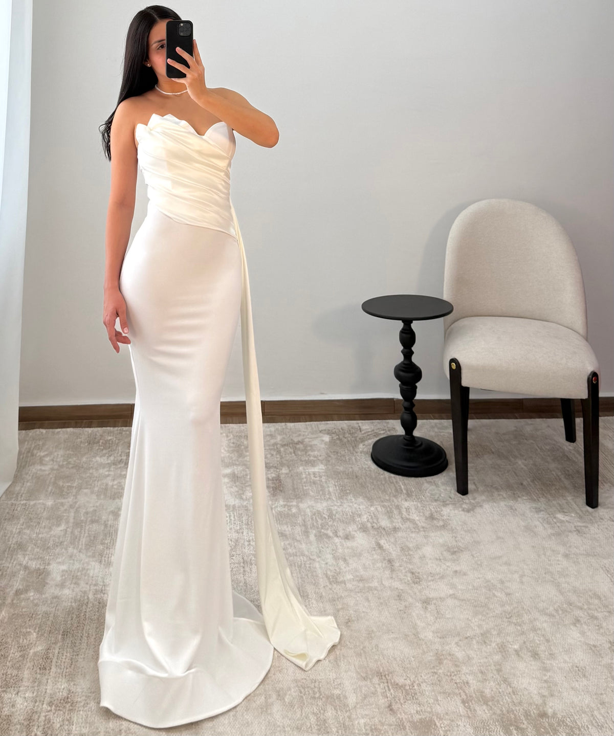 Vestido Aimé Ivory