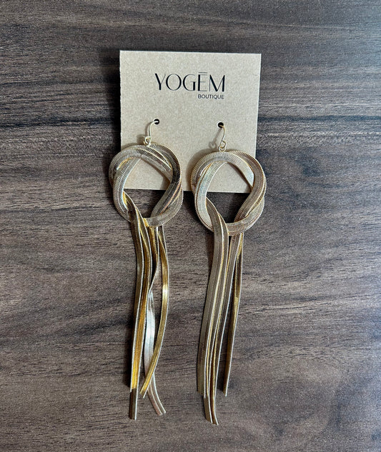 Aretes Nudo Dorados