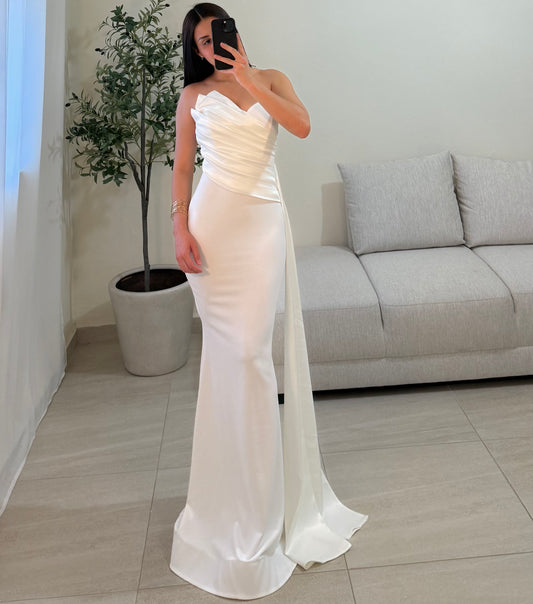 Vestido Aimé Ivory