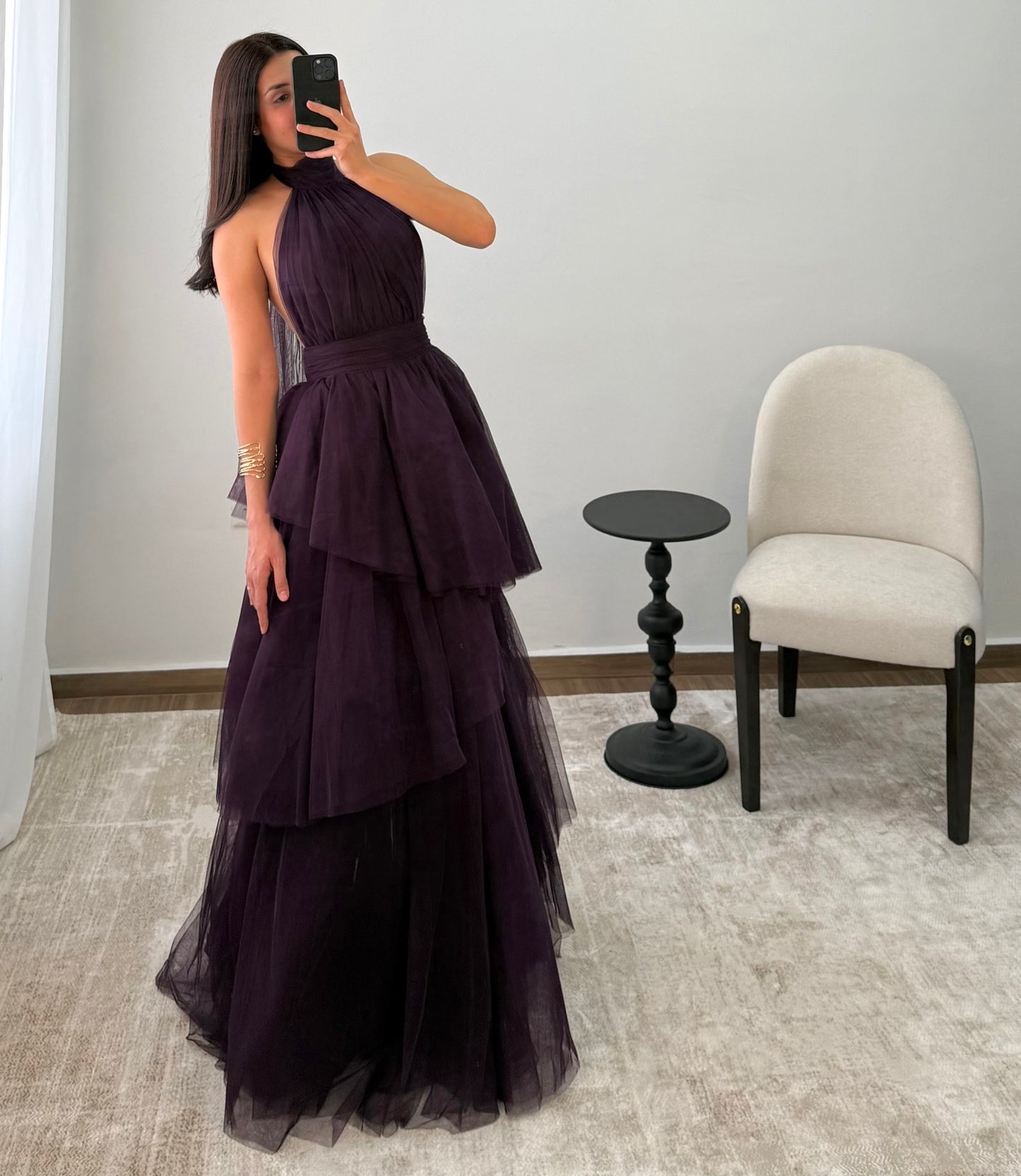 Vestido Priscila Ciruela