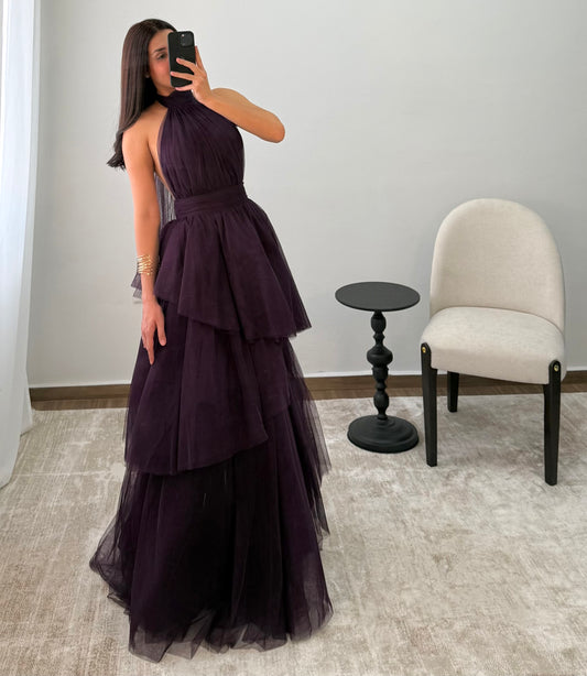 Vestido Priscila Ciruela
